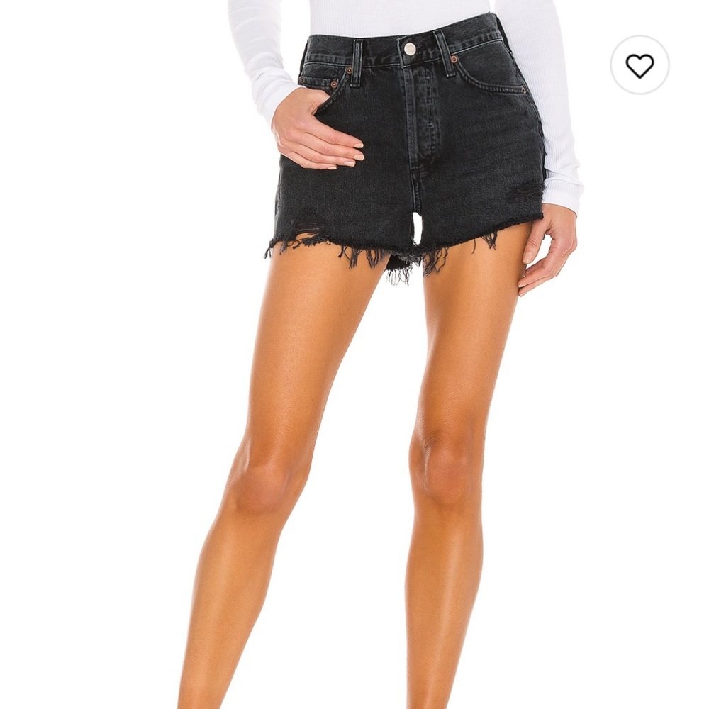 AGOLDE Parker Jean Shorts in Vortex